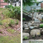 Before & After Stone Stairway Before & After Stone Stairway