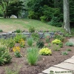 Wayne PA Stone Walkway and Garden