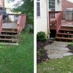Wynewood Back Yard Before and After Landscaping