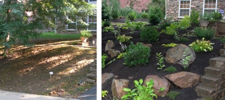 Wynewood Front Yard Landscaping
