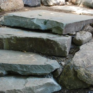 Close Up of Stone Stairway