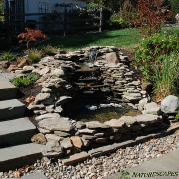 Chester County landscape design pond