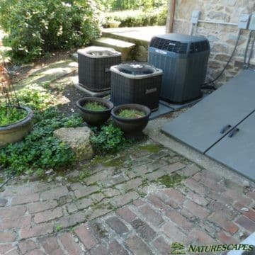 old brick pathway in Chester Springs