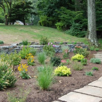 Garden and Walkway in Wayne