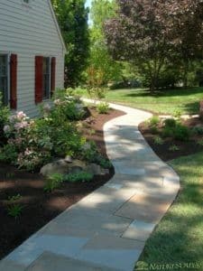 New stone pathway in Wayne PA