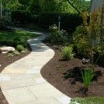 New stone pathway in Wayne PA