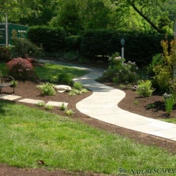 New stone walkway in Wayne