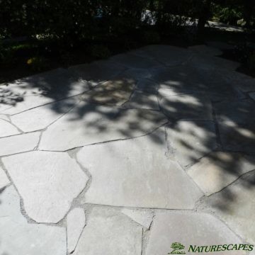 stones that make up the patio