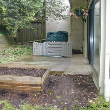 West Chester patio before