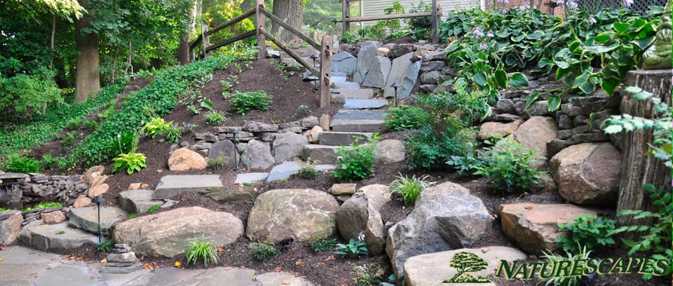 main line retaining wall