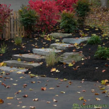 New stone pathway in Wayne PA