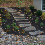 a new stone pathway