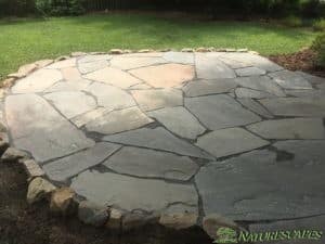 after putting in stone patio