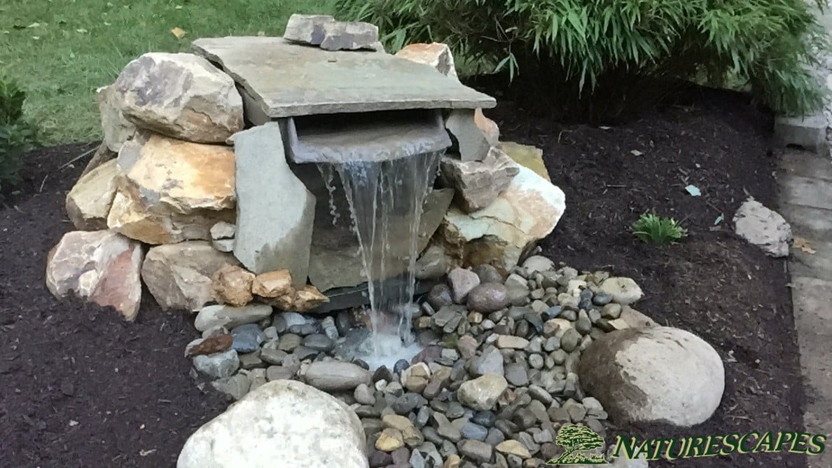 Pondless waterfall