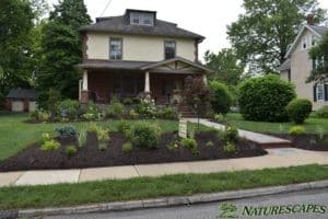 After. We updated the foliage to give this old home new life