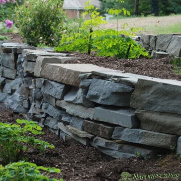 Wayne Natural Stone Retaining Wall