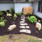 Planting Side & Front Gardens With a Stepping Stone Path - Naturescapes