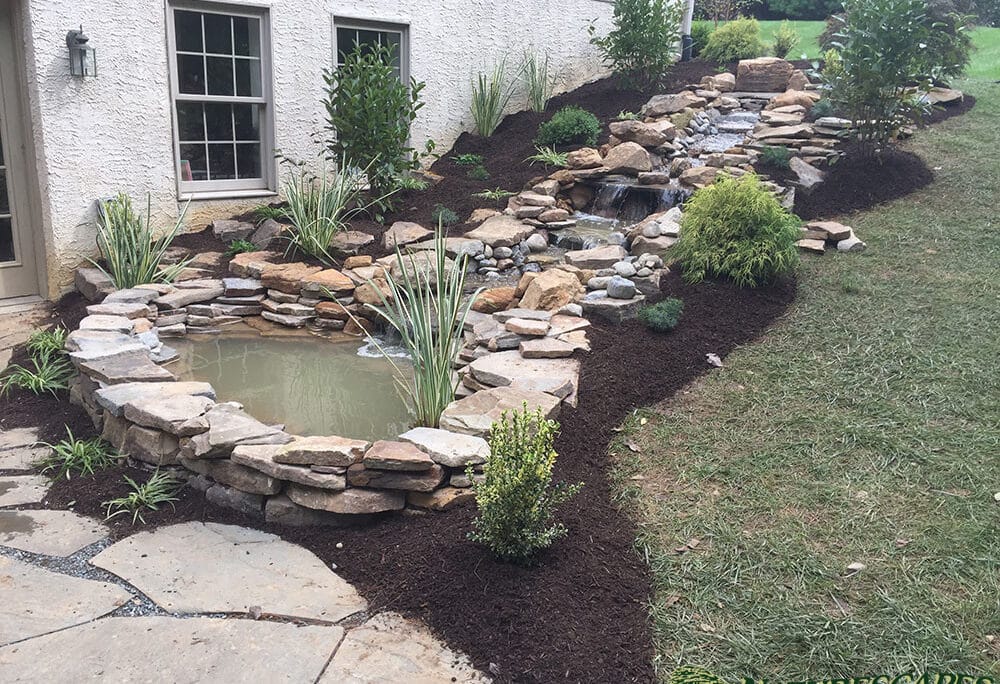 After landscape remodel in West Pikeland