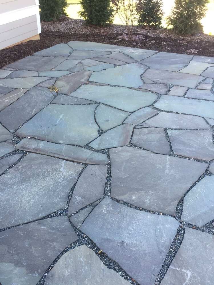 After Flagstone Landscaping