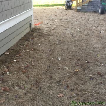 Before Flagstone Landscaping