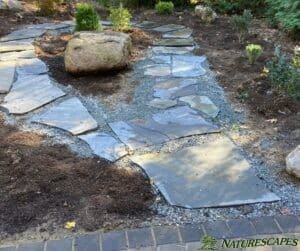 close up of flagstone