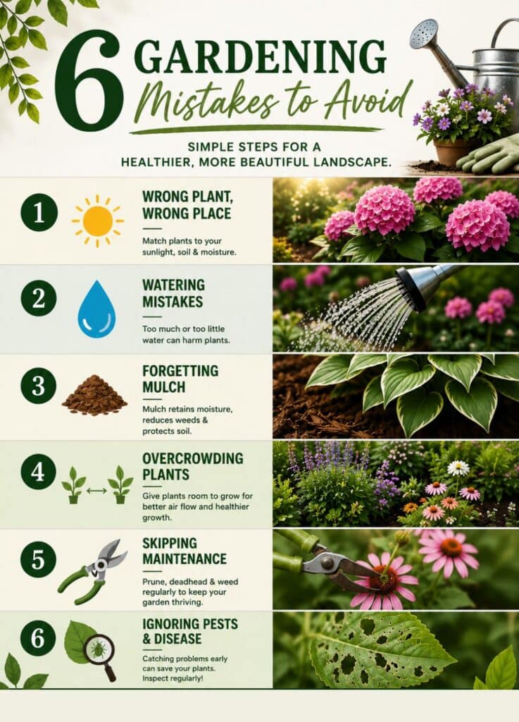 6 garden mistakes