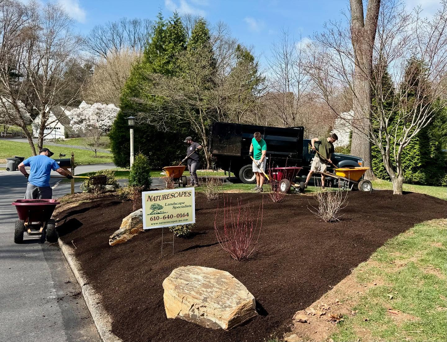naturescapes team giving refresh