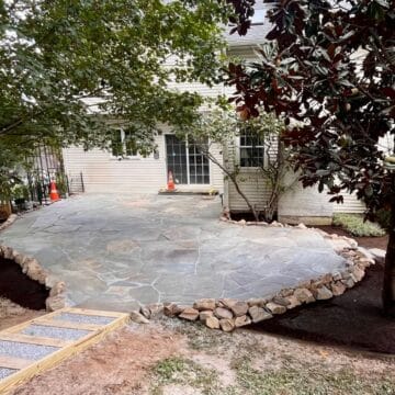downington flagstone patio