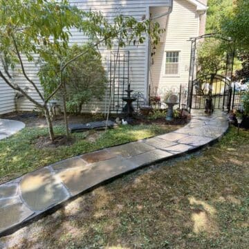 downington flagstone walkway