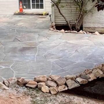 flagstone patio and path header